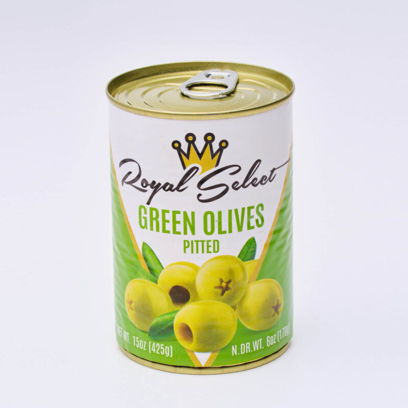 Green Pitted Olives